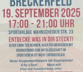 Sportabzeichen Aktionstag in Breckerfeld am 19.09.2025